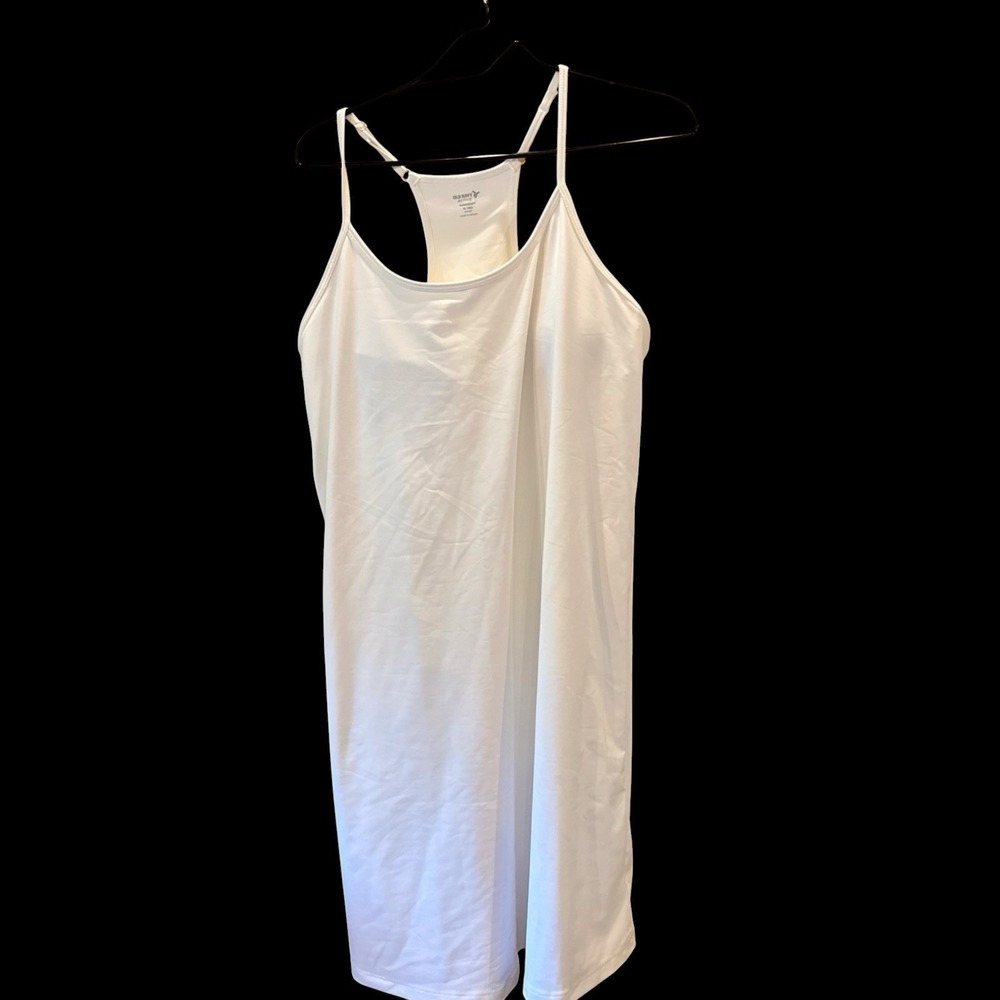 NWT OLD NAVY Tennis Athleisure White Dress Travel Casual Size XLT Active Stretch - Picture 2 of 7